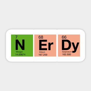 Nerdy Sticker